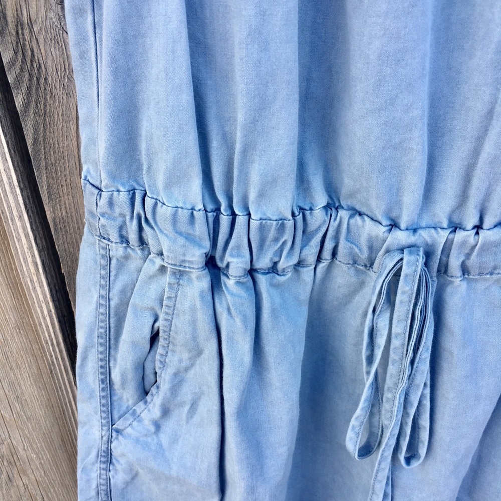 SALE 🌼Pale/Light Denim look Off Shoulder Rompers - Picture 5 of 8